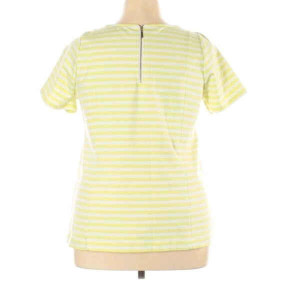 Lane Bryant Yellow Short Sleeve Top LIKE NEW - Picture 7 of 9